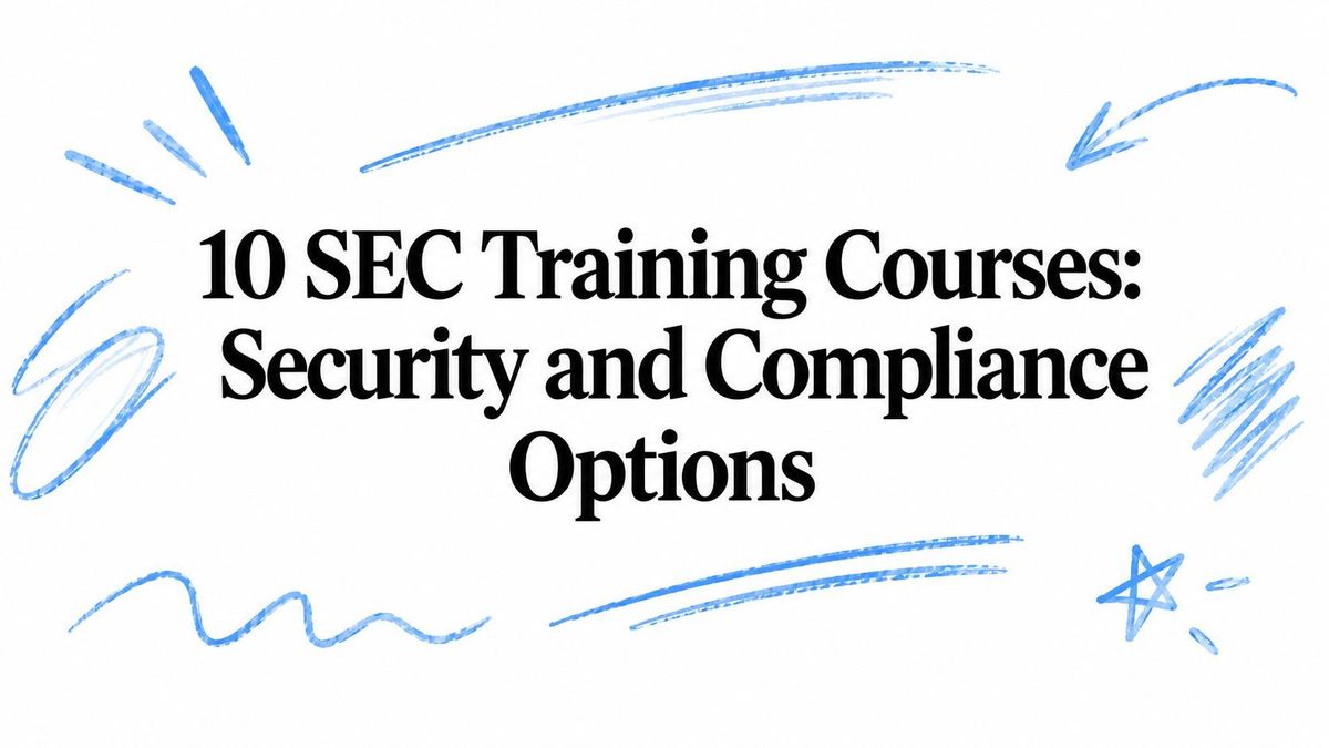 10 SEC Training Courses: Security and Compliance Options