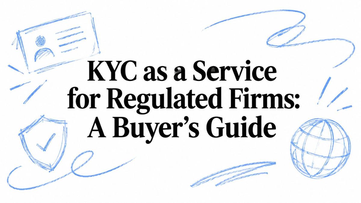 KYC as a Service for Regulated Firms: A Buyer's Guide
